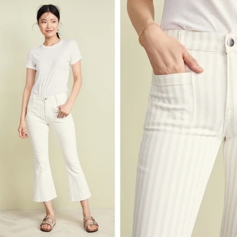 FRAME Le Bardot 70's Crop Flare Jeans